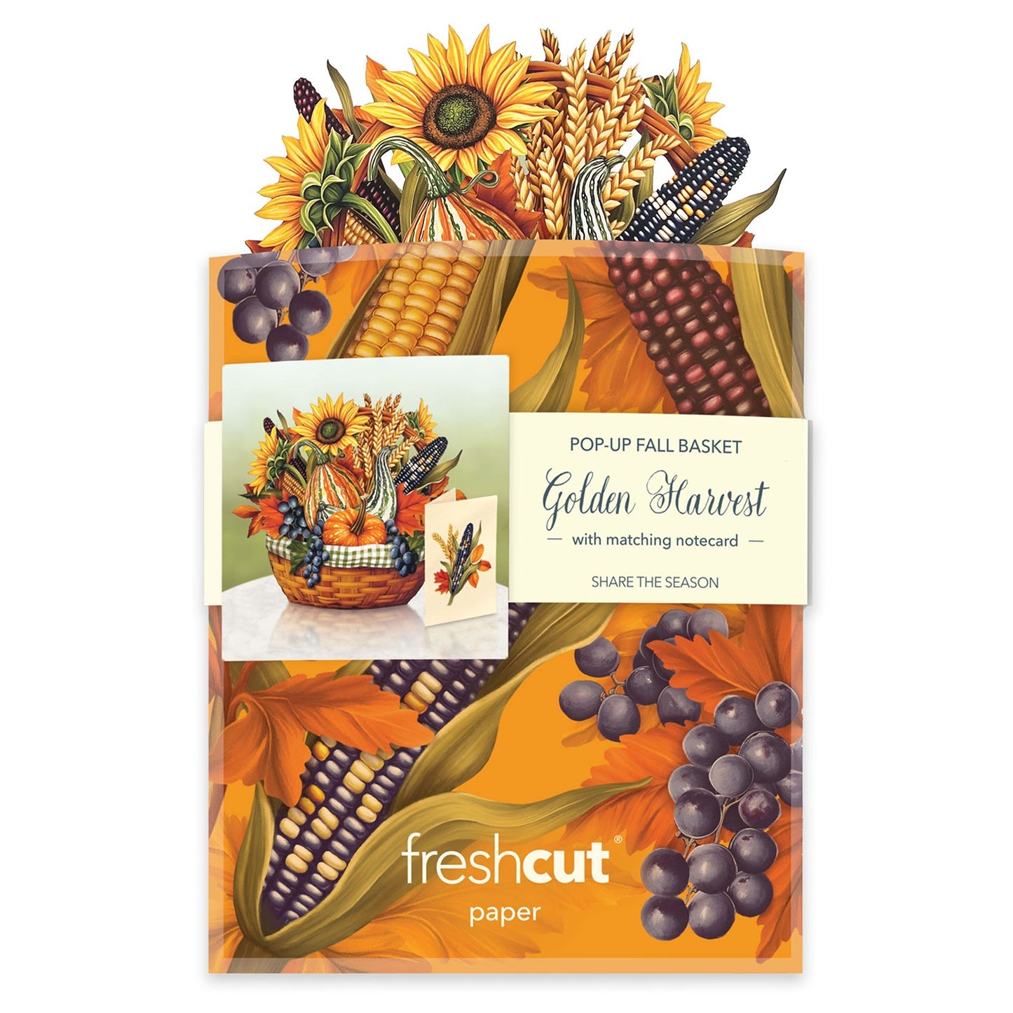 Mini Golden Harvest Pop-up Card