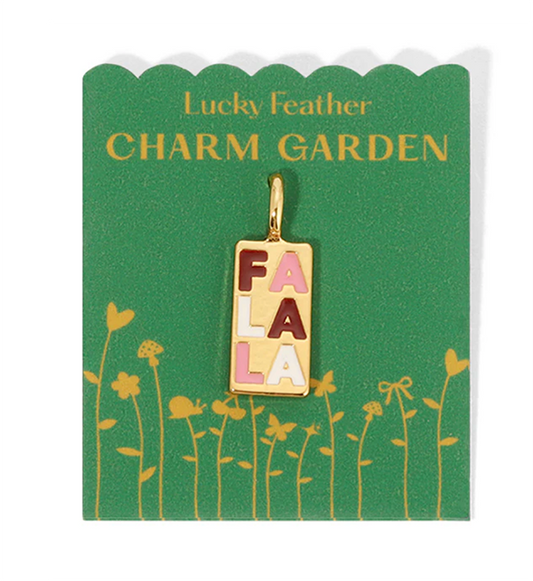 Fa La La Charm Garden Gold Charm