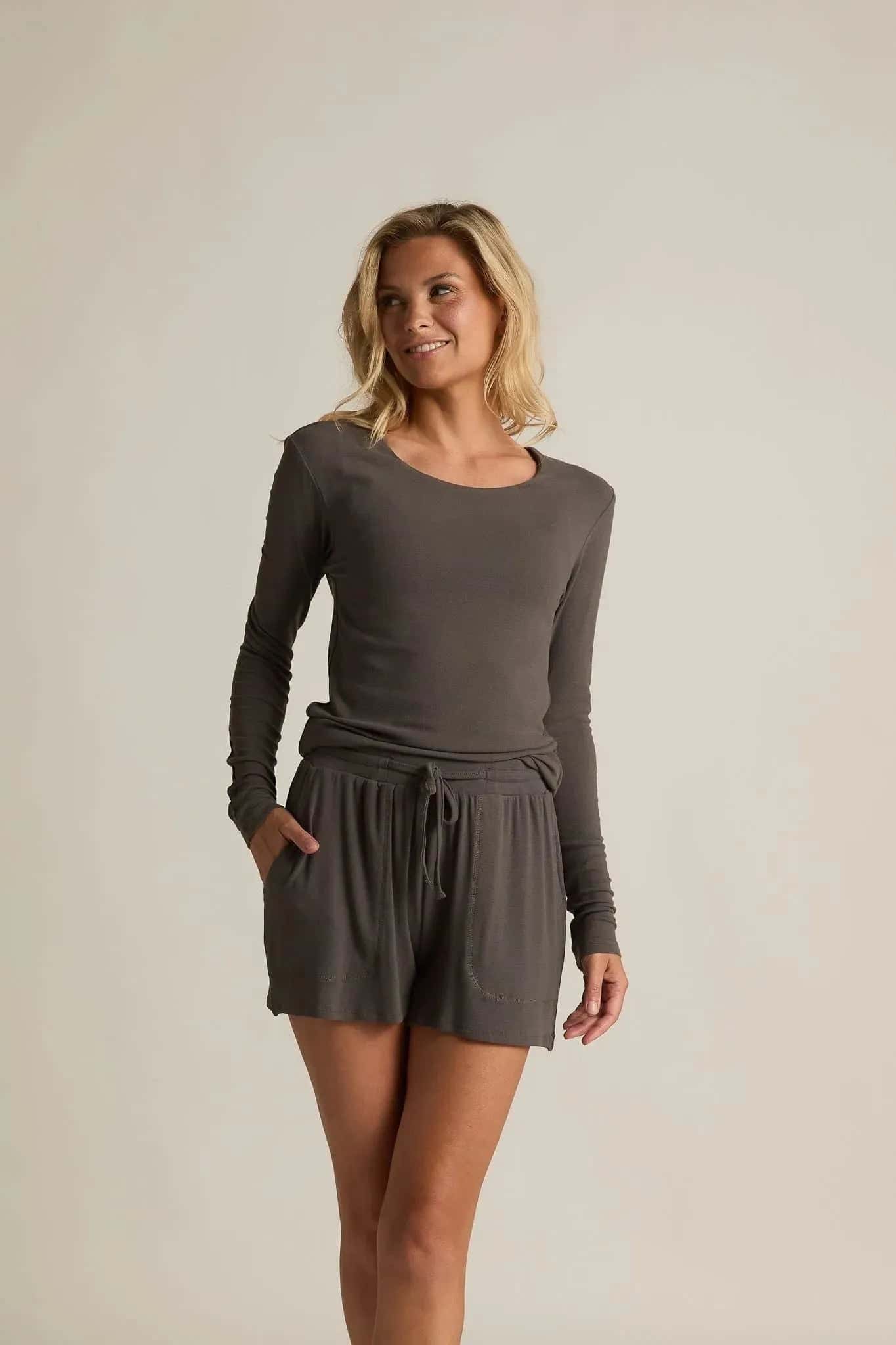 Long Sleeve Shirt Soft Grey