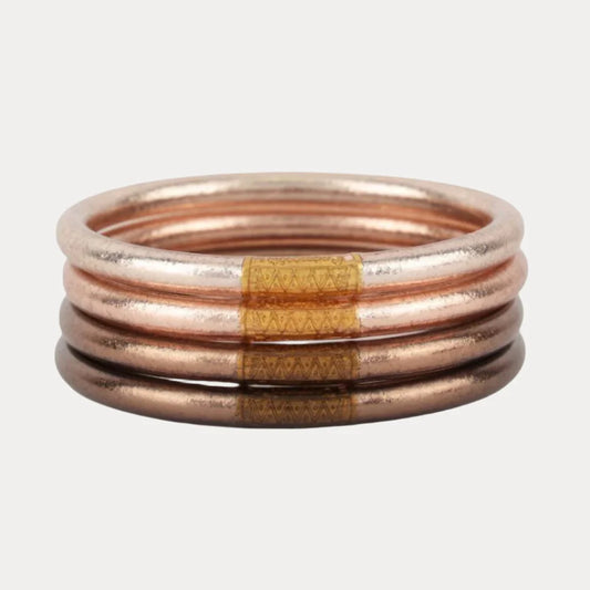 Fawn All Weather Bangles Set of 4 Serenity Prayer