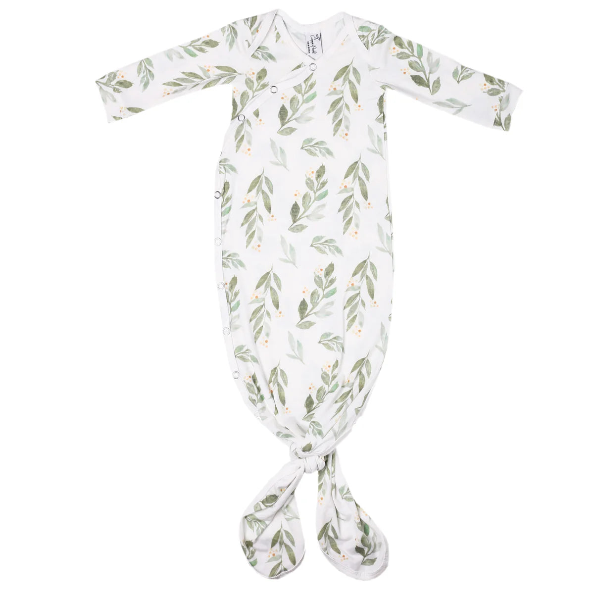 Newborn Knotted Gown Fern