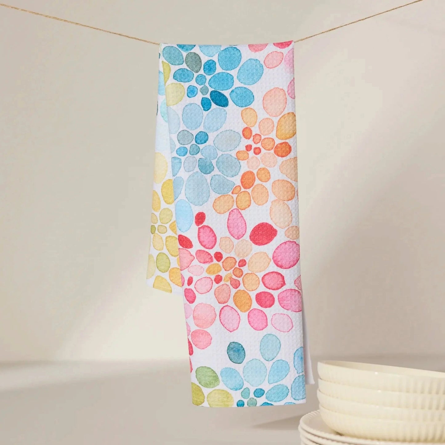 Bright Bouquet Tea Towel