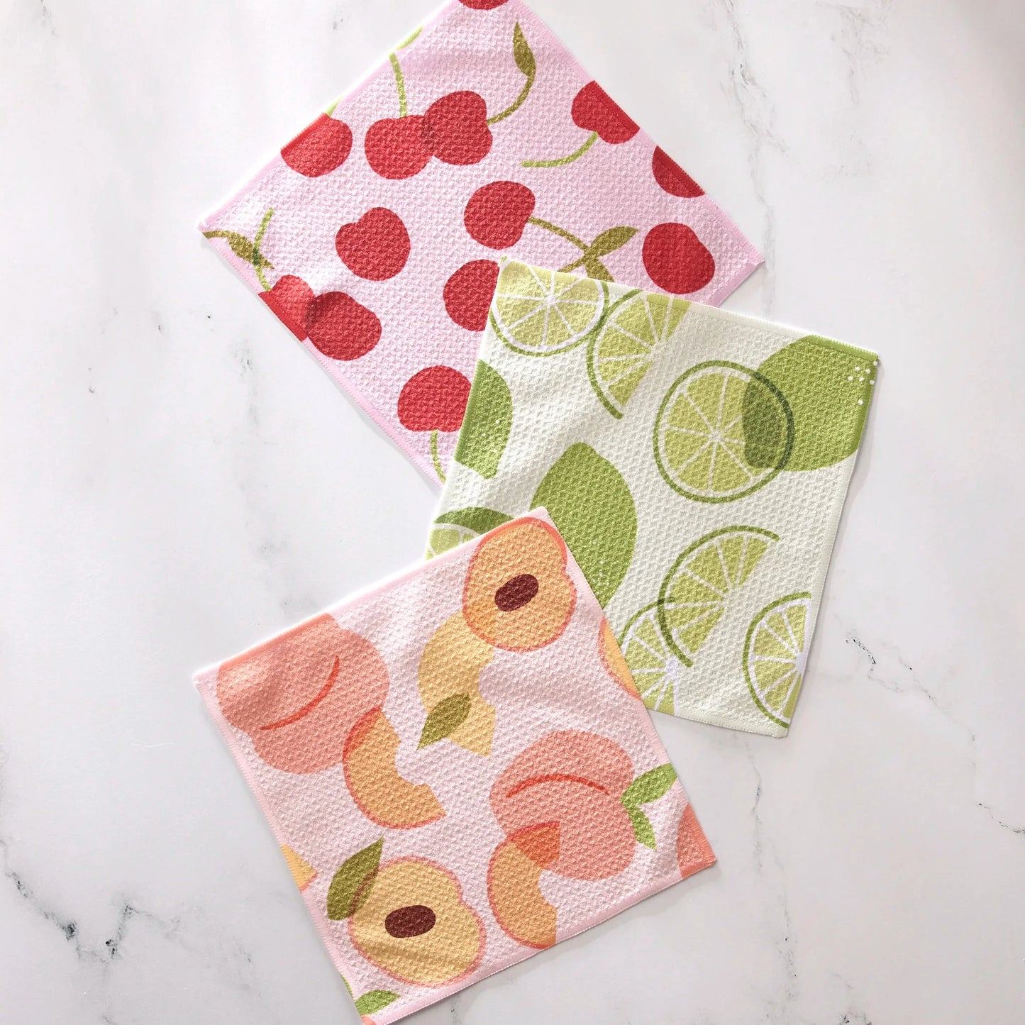 Fruit Fun Dishcloth Set of 3