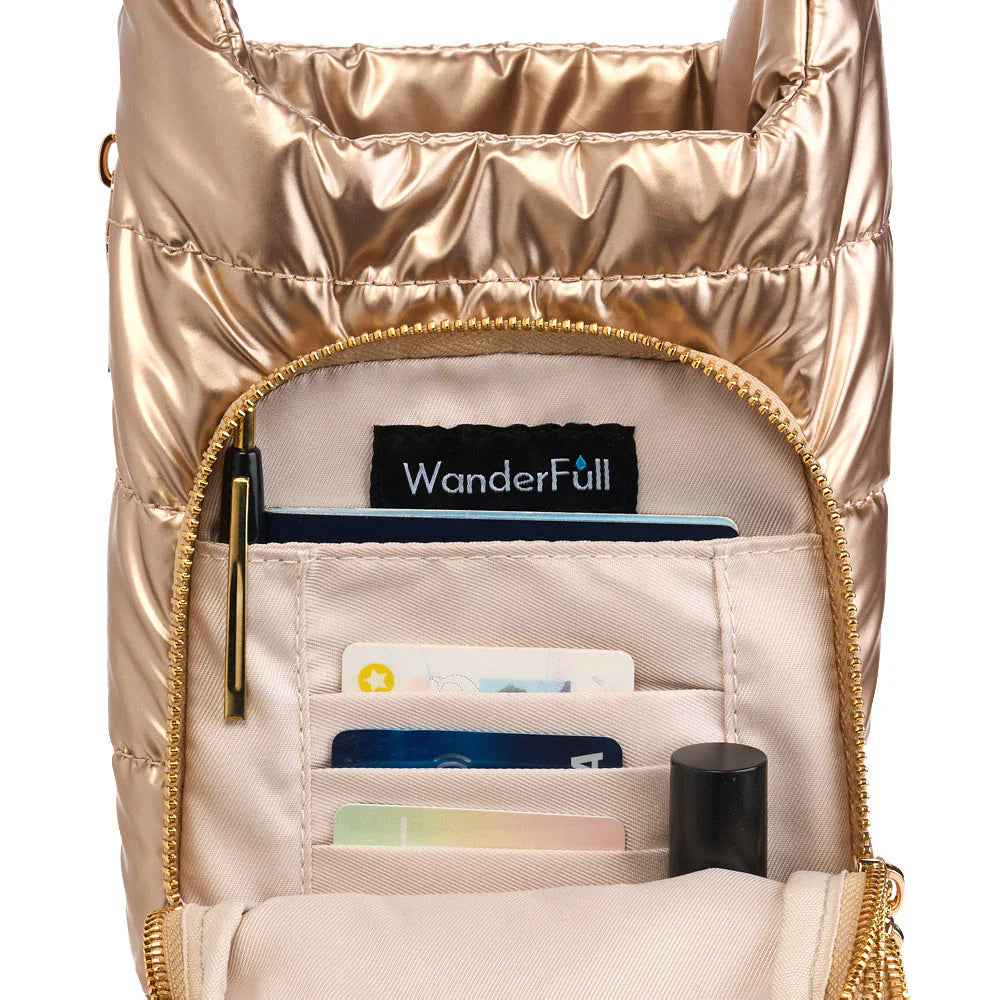 HydroBag Handle Gold with Striped Strap