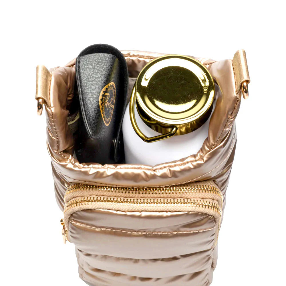 HydroBag Handle Gold with Striped Strap