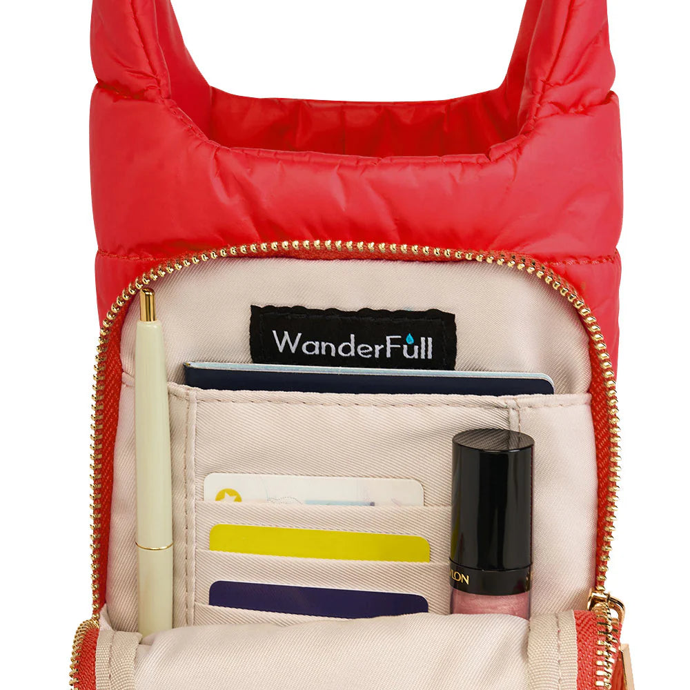 HydroBag Poppy Red with Solid Strap