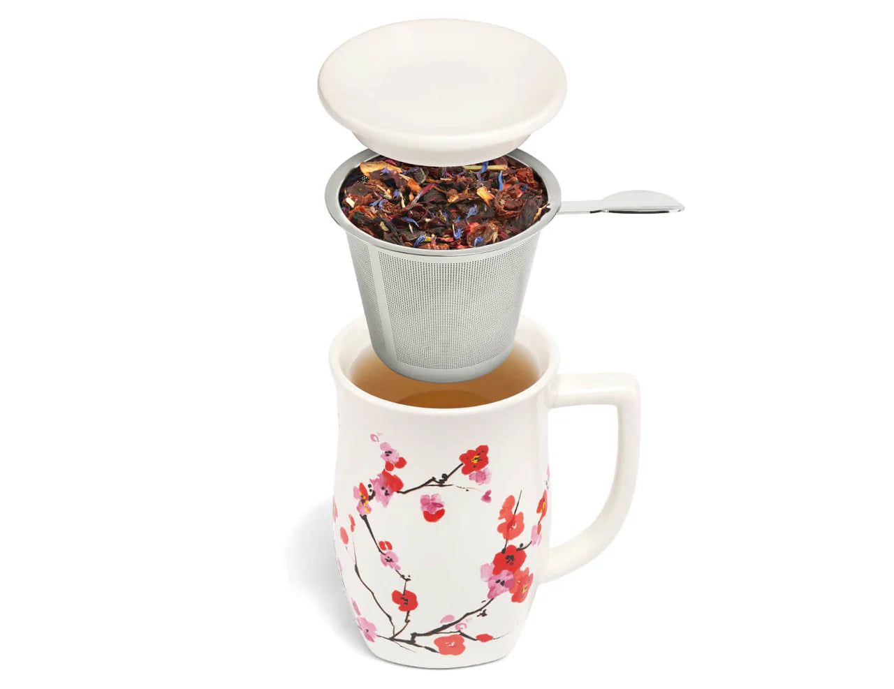 Fiore Steeping Cup Sakura with Infuser
