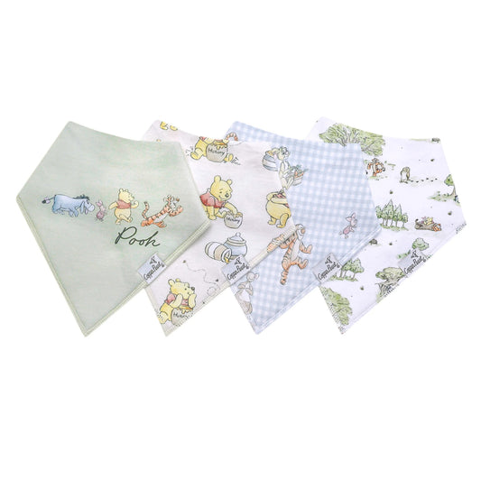 Bandana Bibs Hundred Acre Wood Set of 4