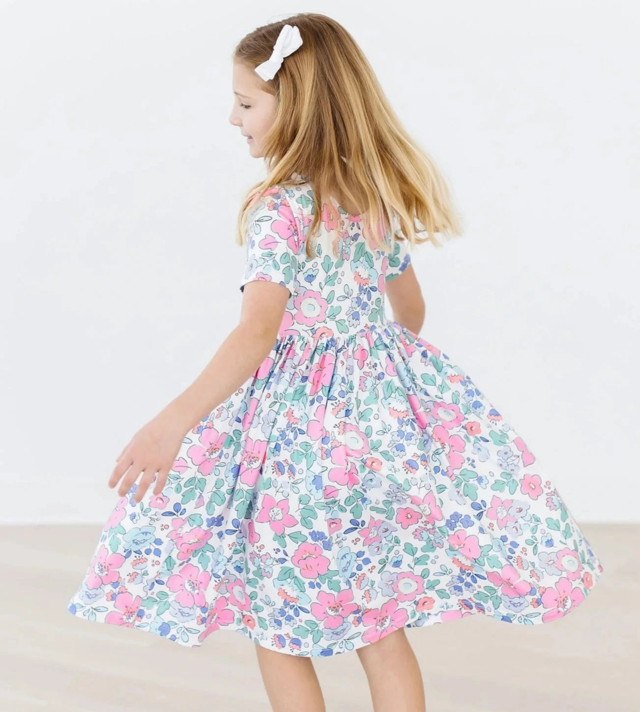 Hydrangea S/S Pocket Twirl Dress