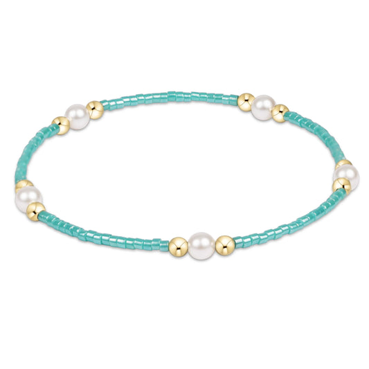 Hope Purpose Pearl Bracelet Sea Glass