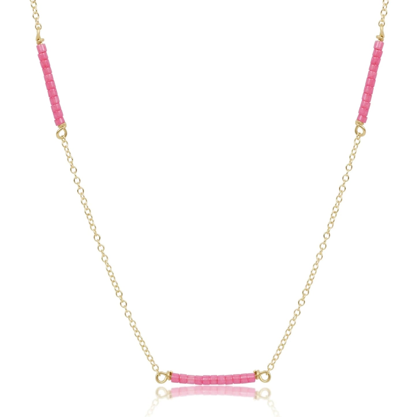 15" Choker Simplicity Chain Gold Hope Bliss Bubblegum