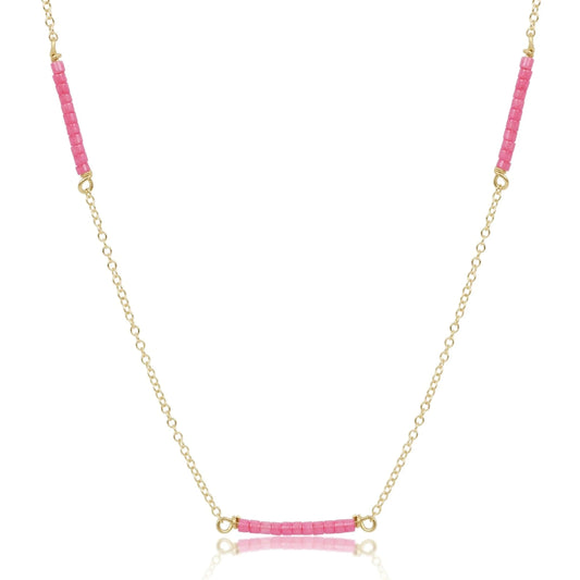 15" Choker Simplicity Chain Gold Hope Bliss Bubblegum