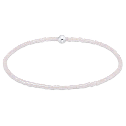 Hope Classic Sterling Bracelet Silky White