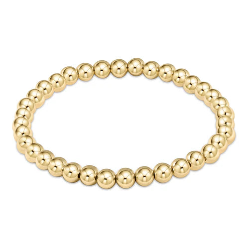 Extends Classic 5mm Gold Bead Bracelet