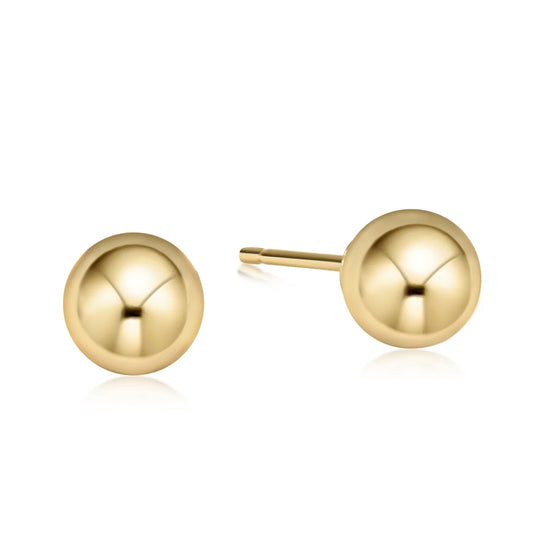 Classic 10mm Ball Stud Gold
