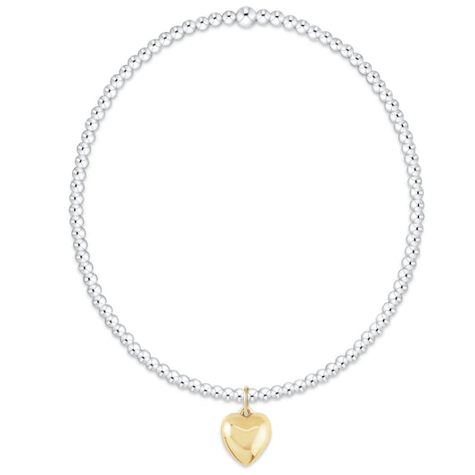 Classic Mixed Metal 2mm Bracelet Love Plush Small