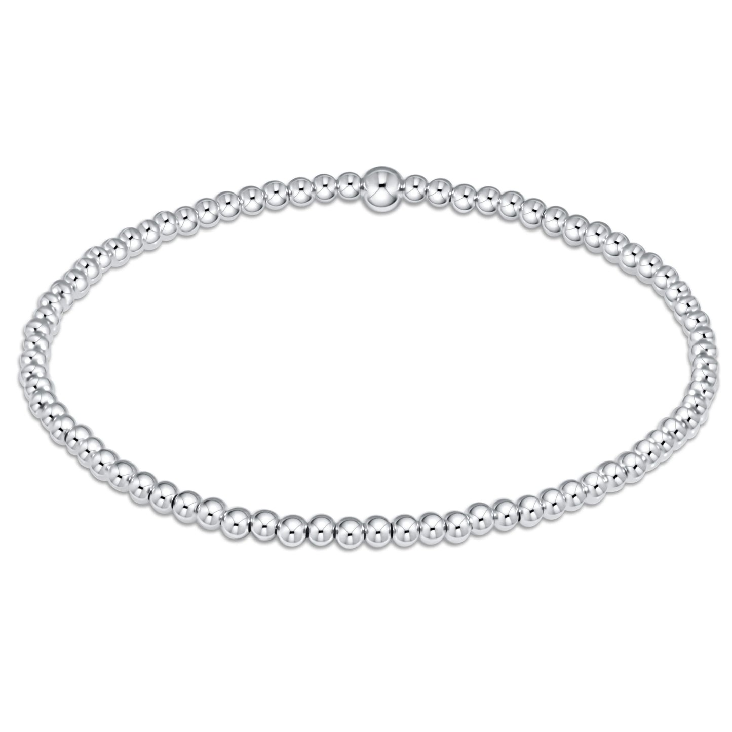 Extends Classic Sterling 2.5mm Bead Bracelet