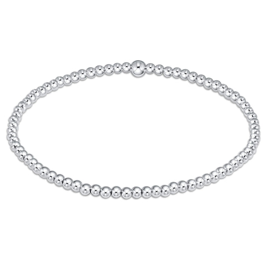 Extends Classic Sterling 2.5mm Bead Bracelet