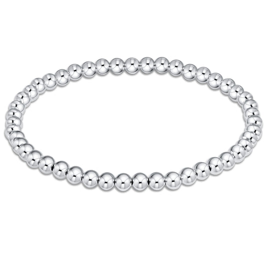 Extends Classic Sterling 4mm Bead Bracelet