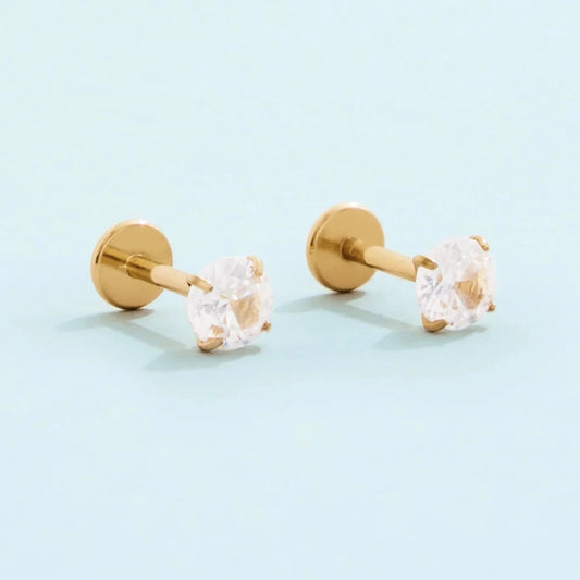 Spot On Flat Back Stud Earrings