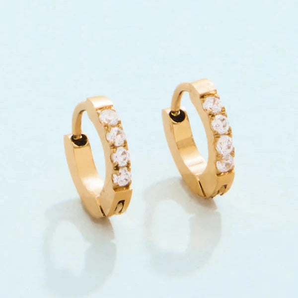 Sunrise Hoop Earrings 9mm