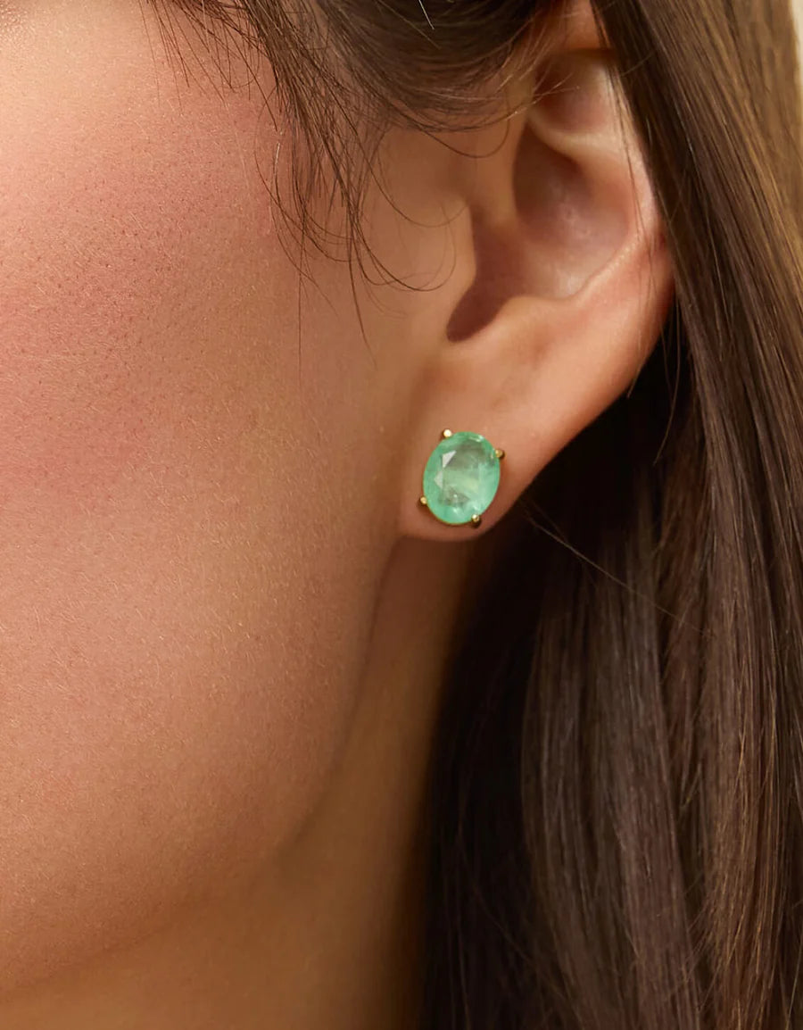Naiad Stud Earrings Set Sea Foam