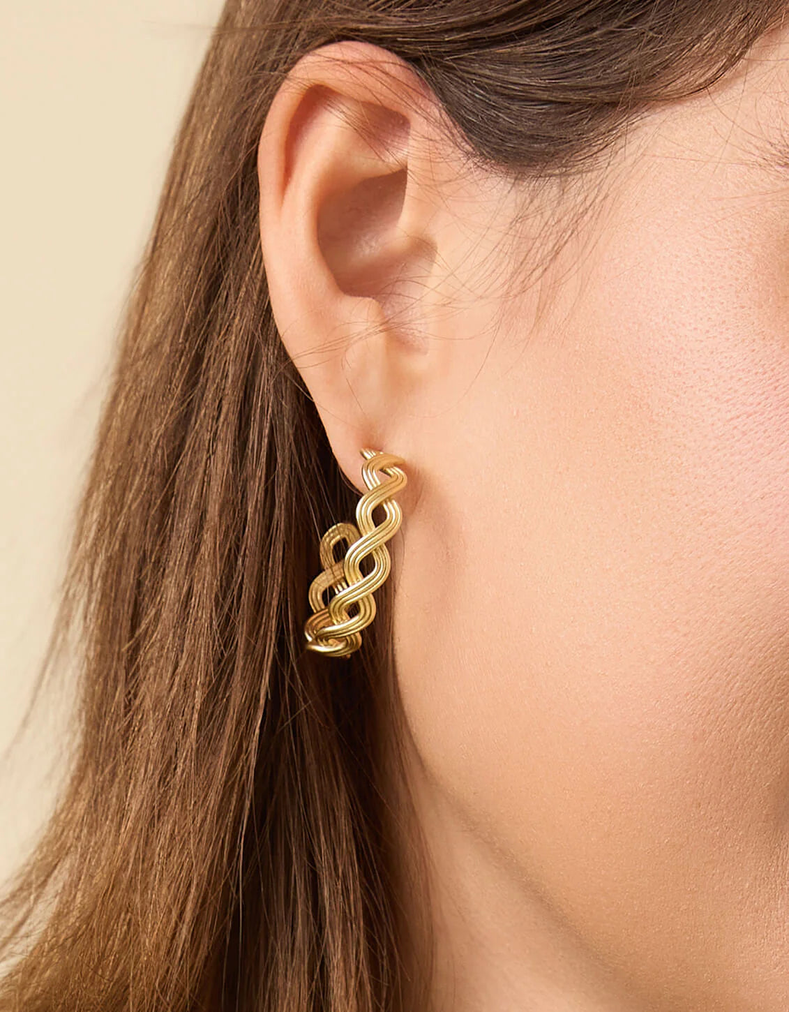 Wilson Creek Hoop Earrings Gold