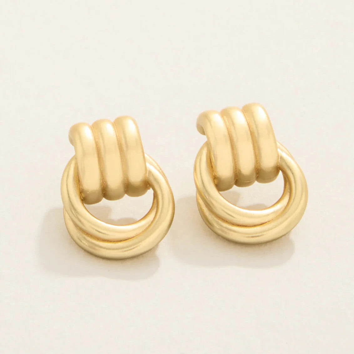 Francis Stud Earrings Gold