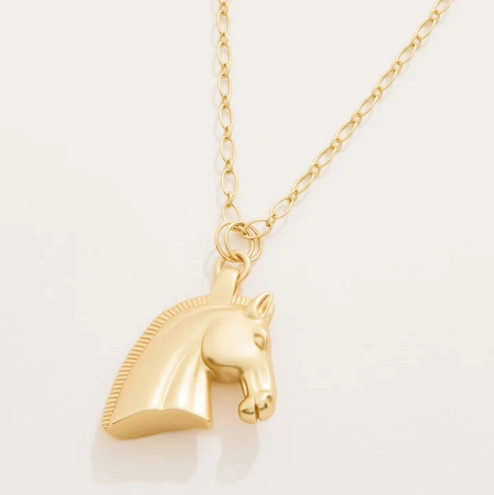 Trixie Necklace 24" Gold