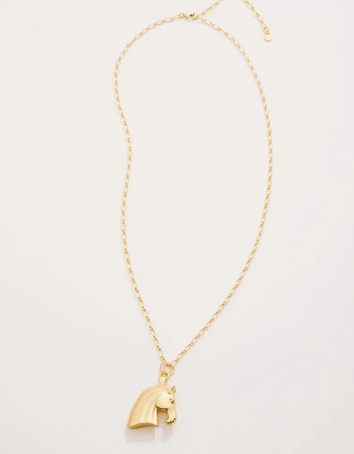 Trixie Necklace 24" Gold