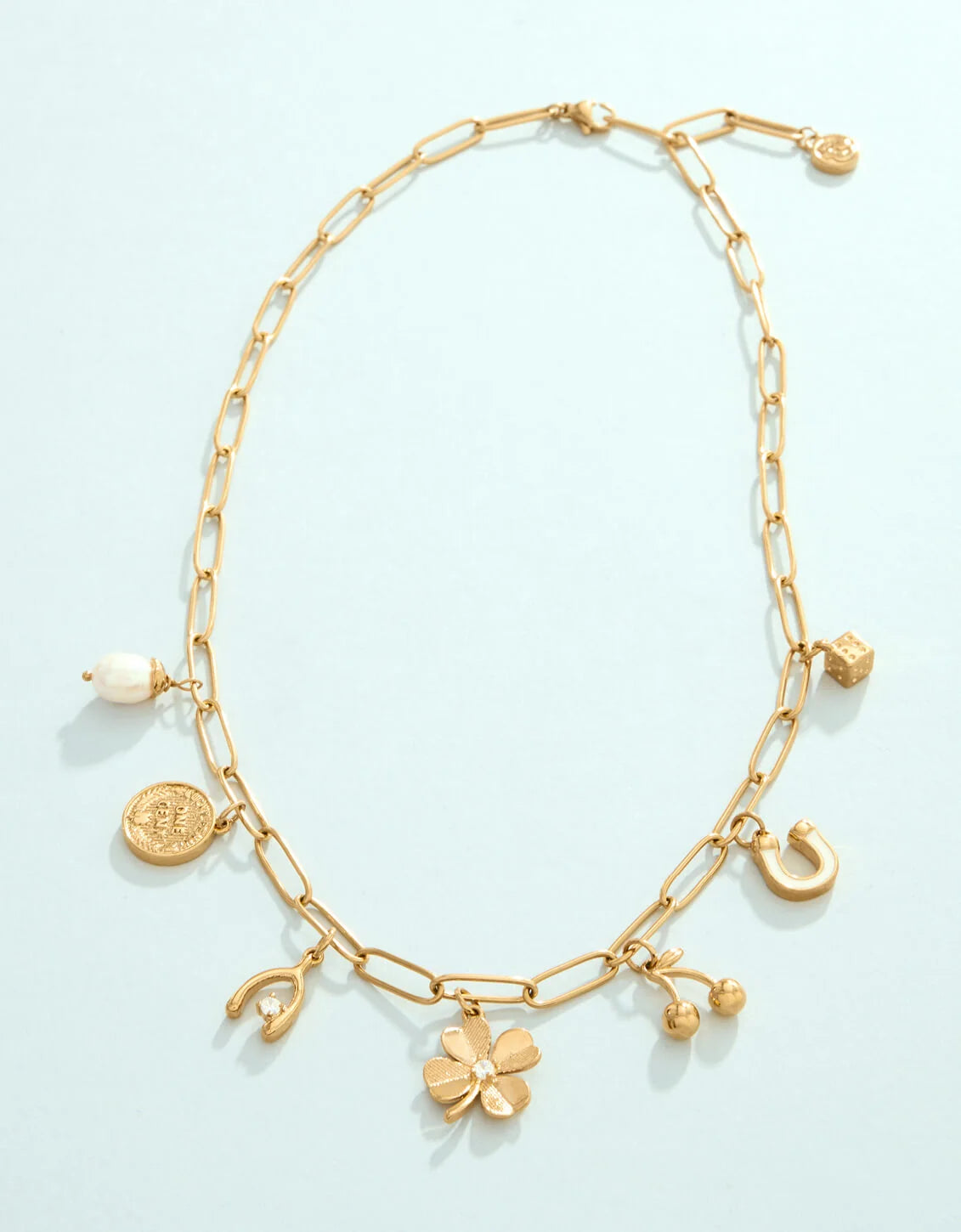 Feeling Lucky Charm Necklace 18"