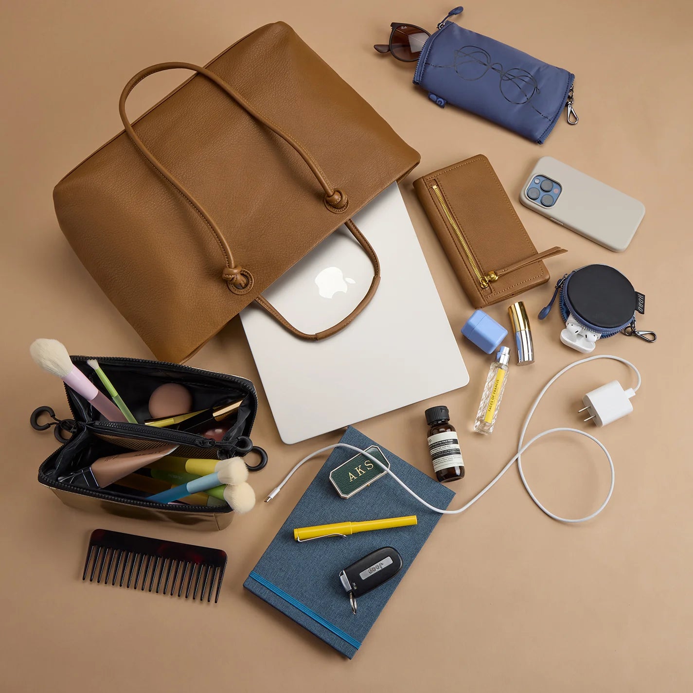 Softie Tote Timber Brown