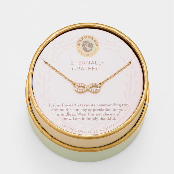 Sea La Vie Necklace 18" Eternally Grateful/Infinity Gold