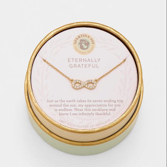 Sea La Vie Necklace 18" Eternally Grateful/Infinity Gold