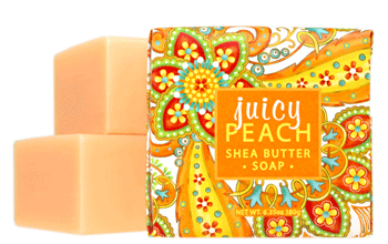 Juicy Peach Mini Shea Butter Soap