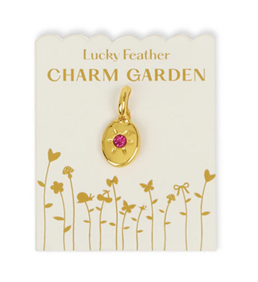 Charm Garden Gold Charm Birthstone July