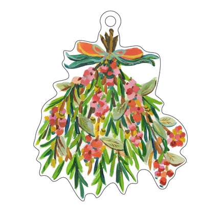Pink Snowberry & Rosemary Ornament