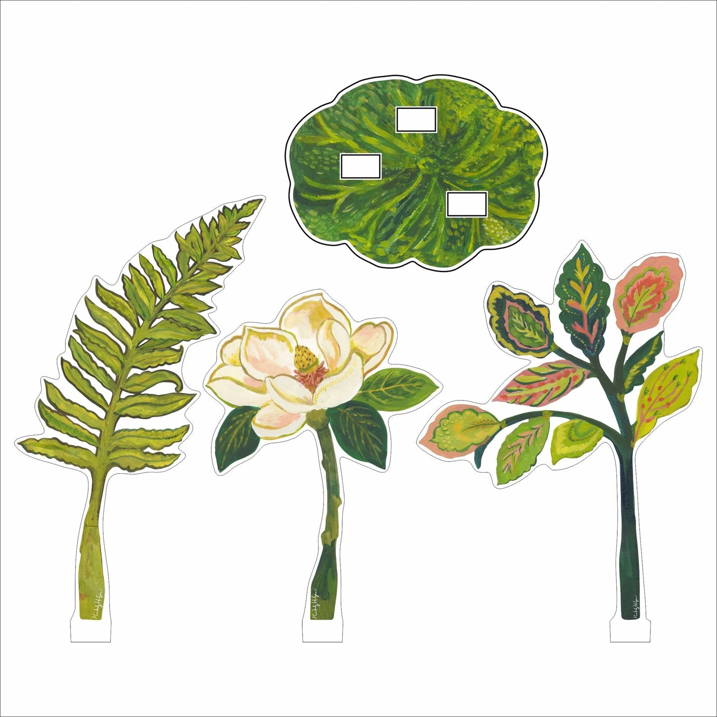 Magnolia Petite Bouquet Acrylic Collection