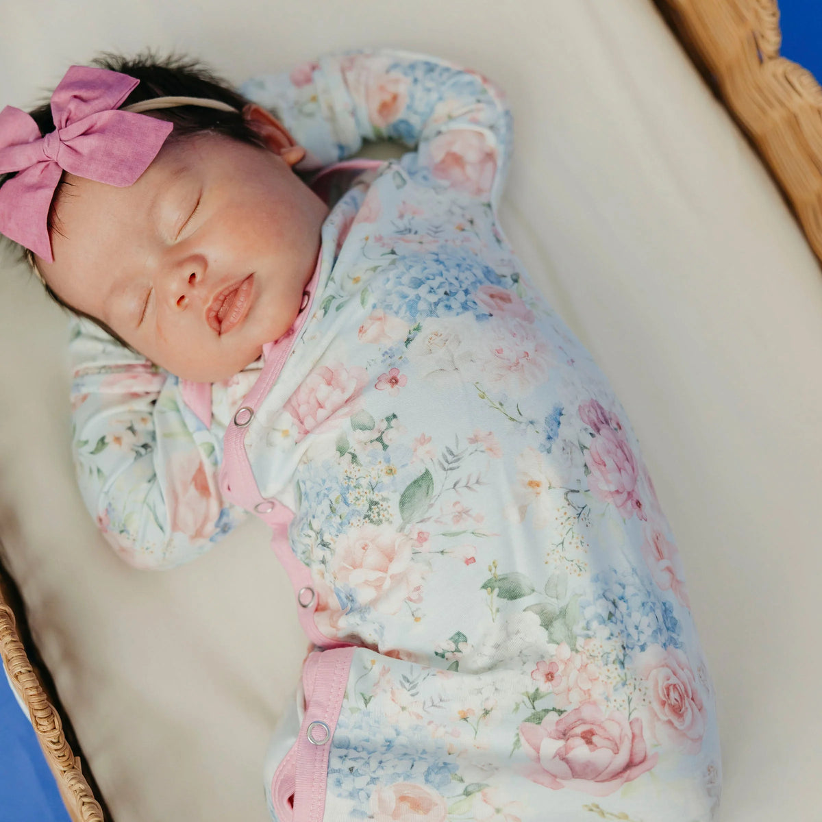 Genevieve Newborn Knotted Gown