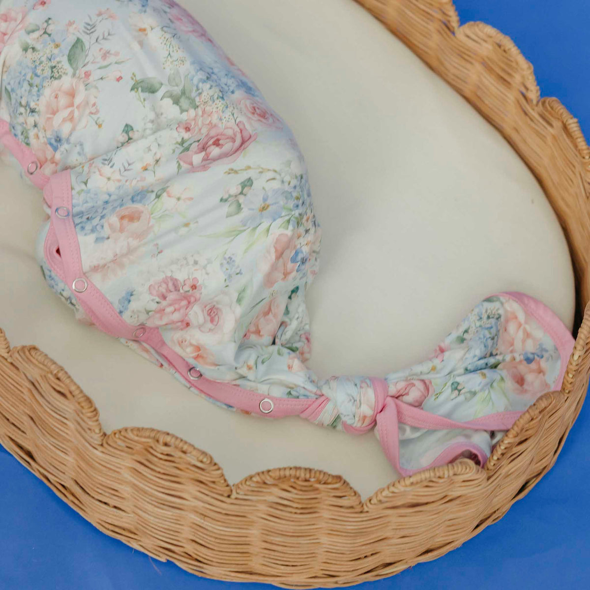 Genevieve Newborn Knotted Gown