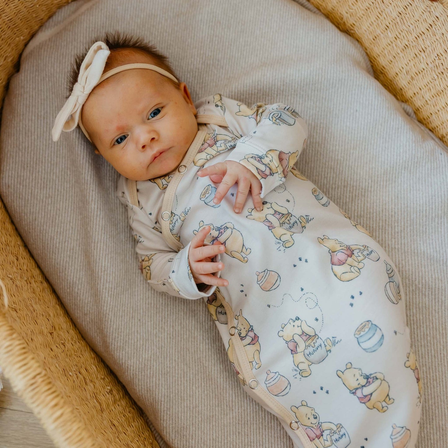 Newborn Knotted Gown Hunny