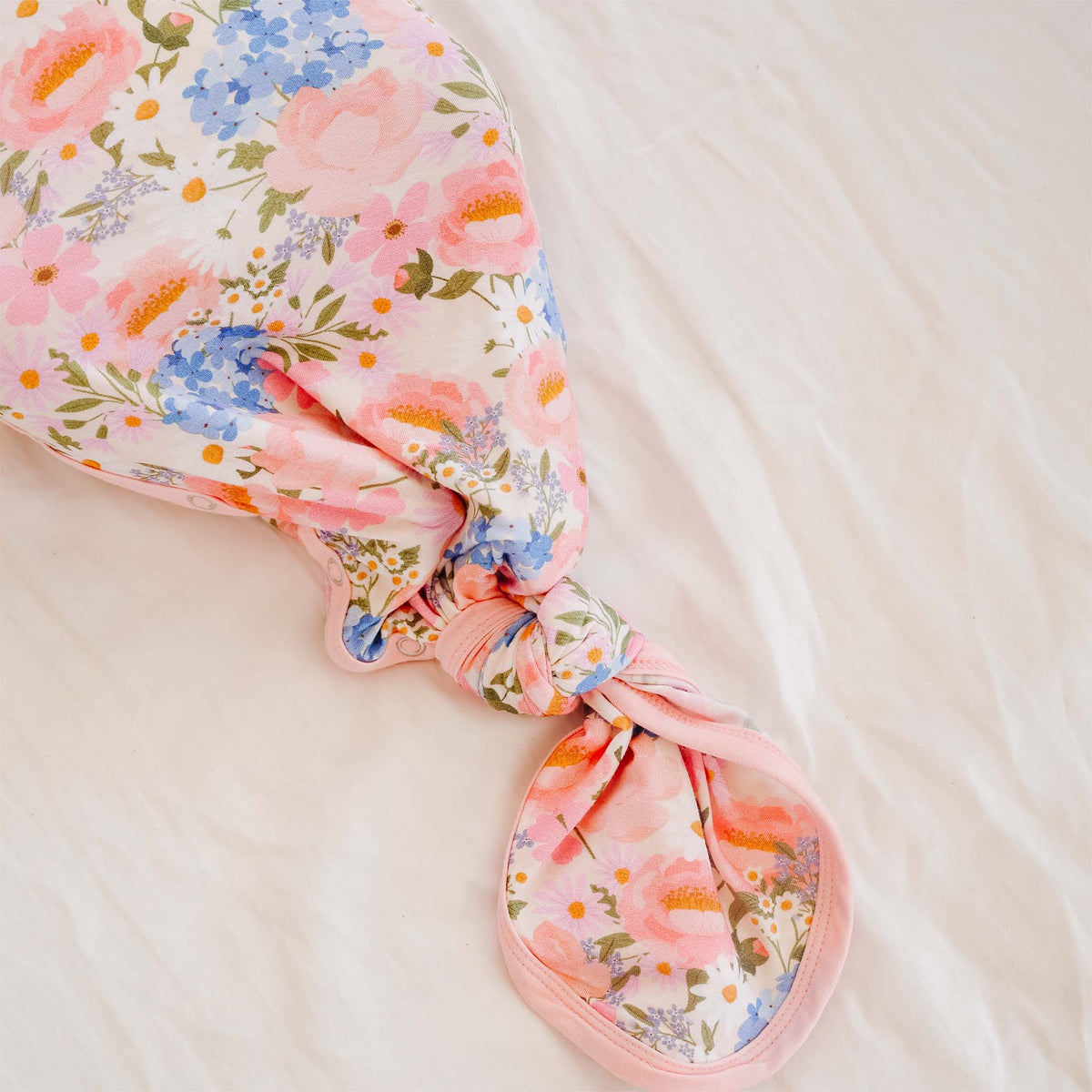 Penelope Bamboo Newborn Knotted Gown