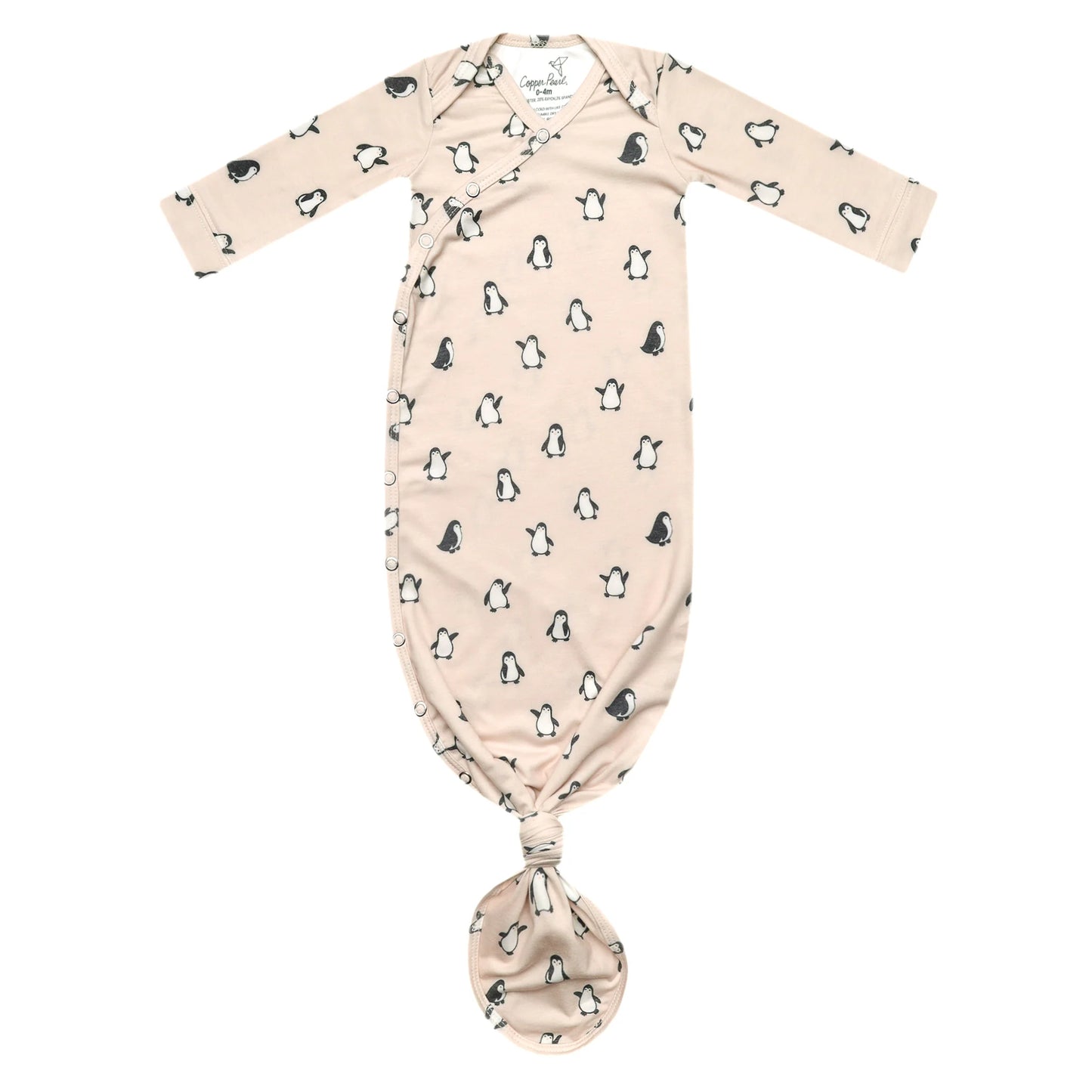 Newborn Knotted Gown Penguins