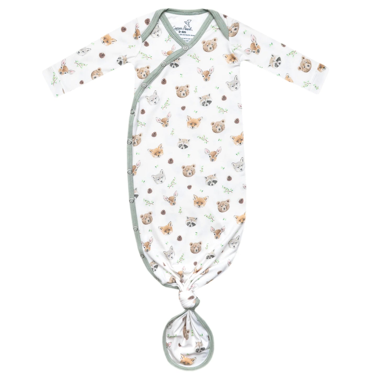 Newborn Knotted Gown Wilder
