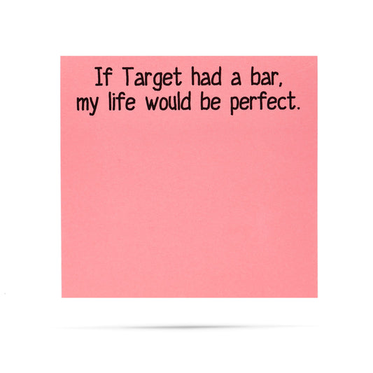 If Target Had a Bar Sticky Note Pad