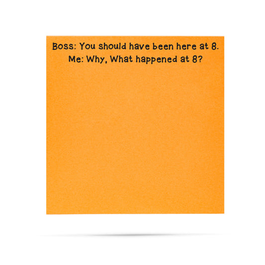 Boss, You Should Have Sticky Note Pad