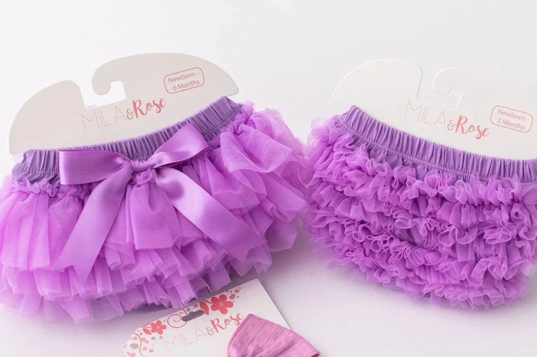 Lavender Ruffle Tutu Bloomer