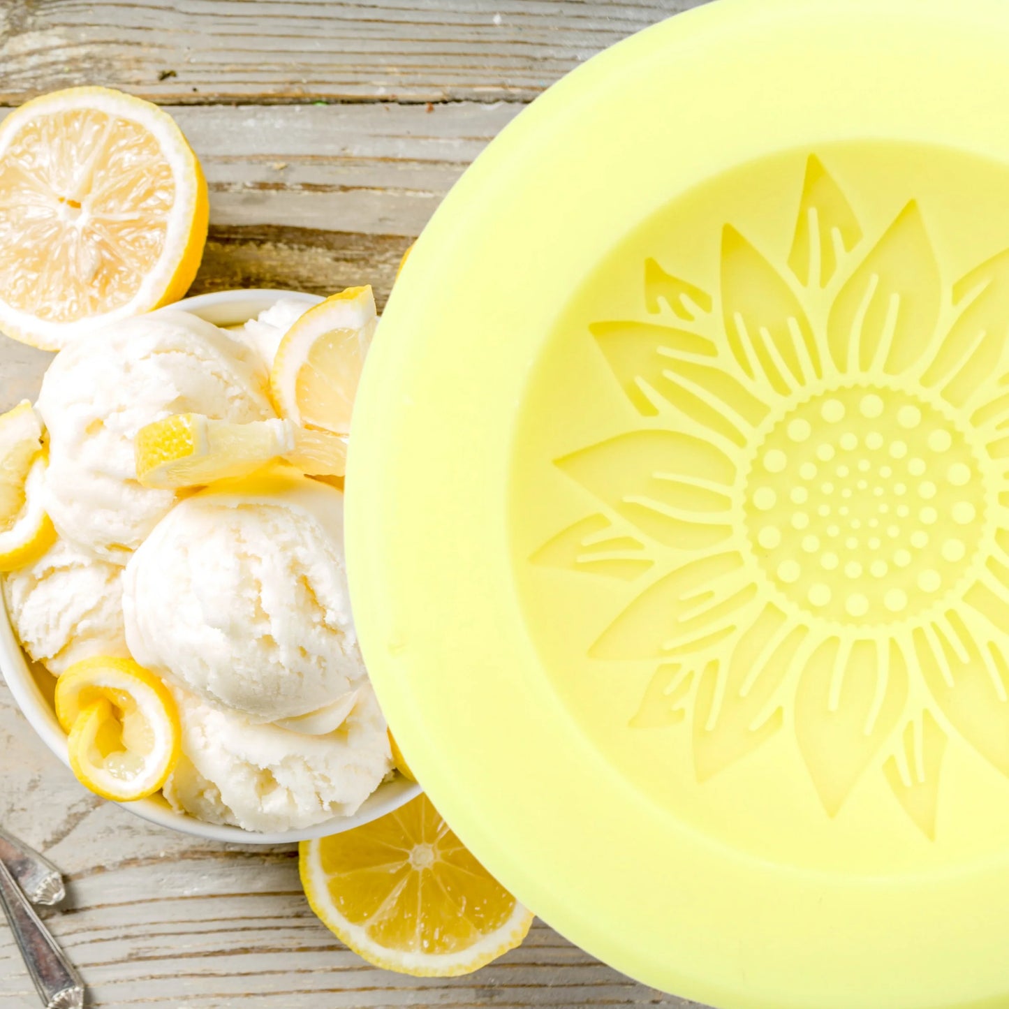 Lemon Vanilla Sugar Scented Vessel Sunflower