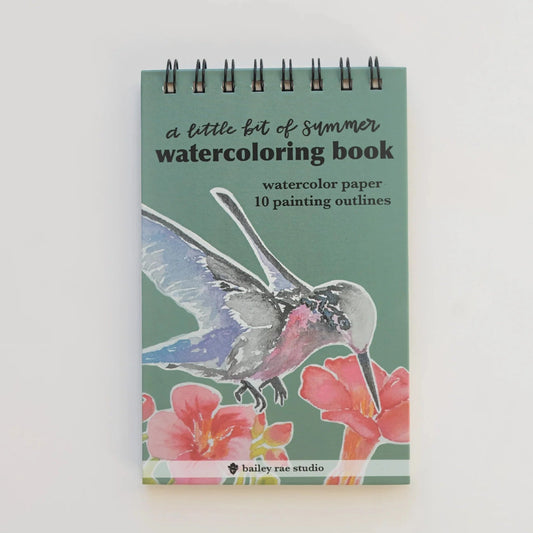 A Little Bit of Summer Mini Watercoloring Book