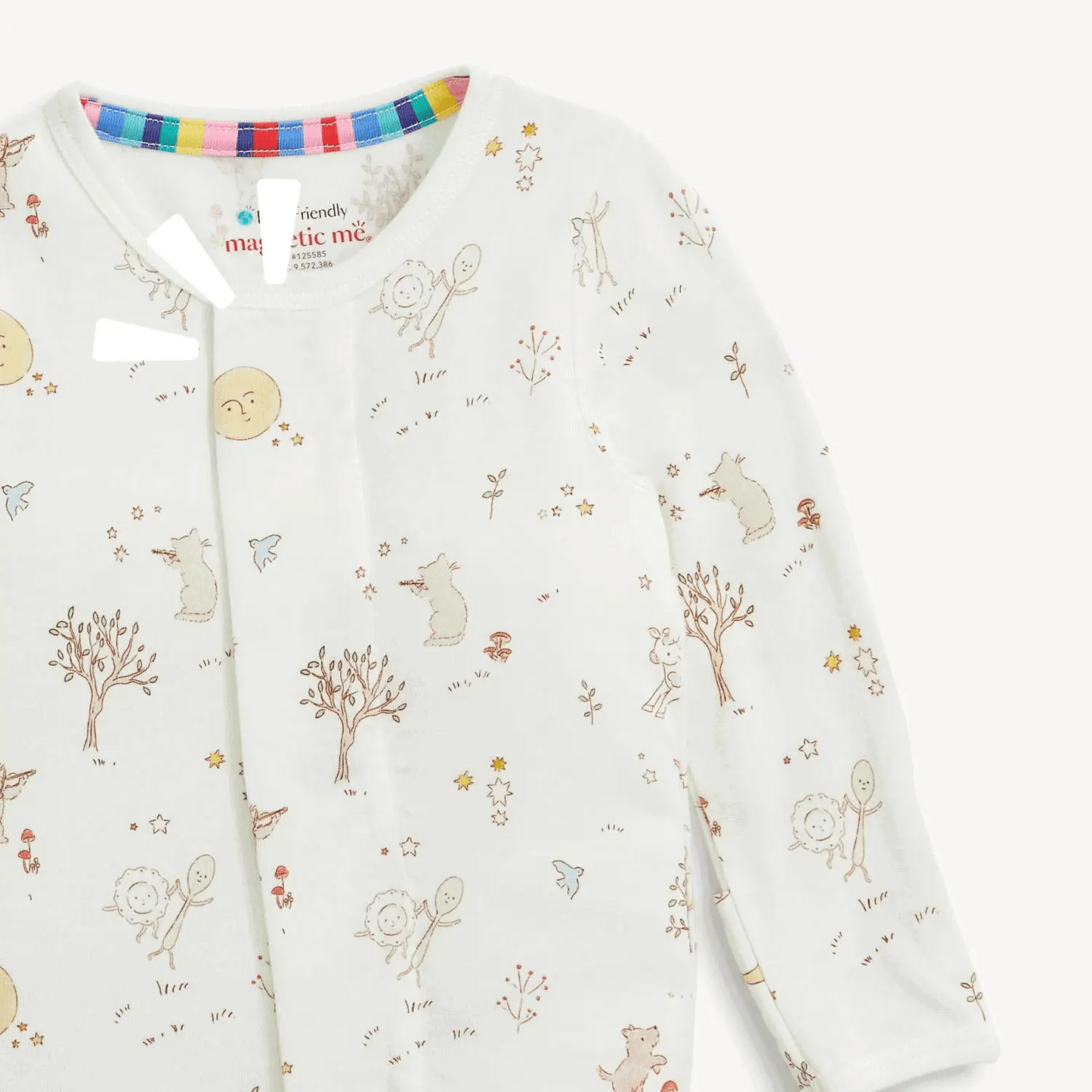 Bedtime Rhymes Magnetic Convertible Coverall